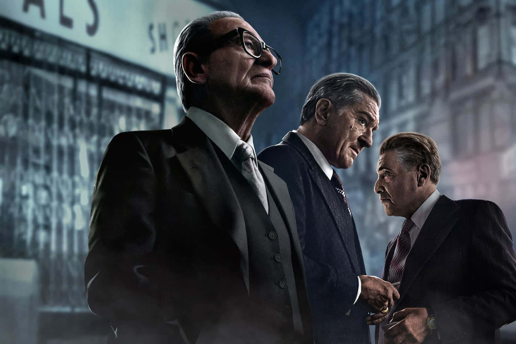 Main Characters Of The Irishman Movie Wallpaper