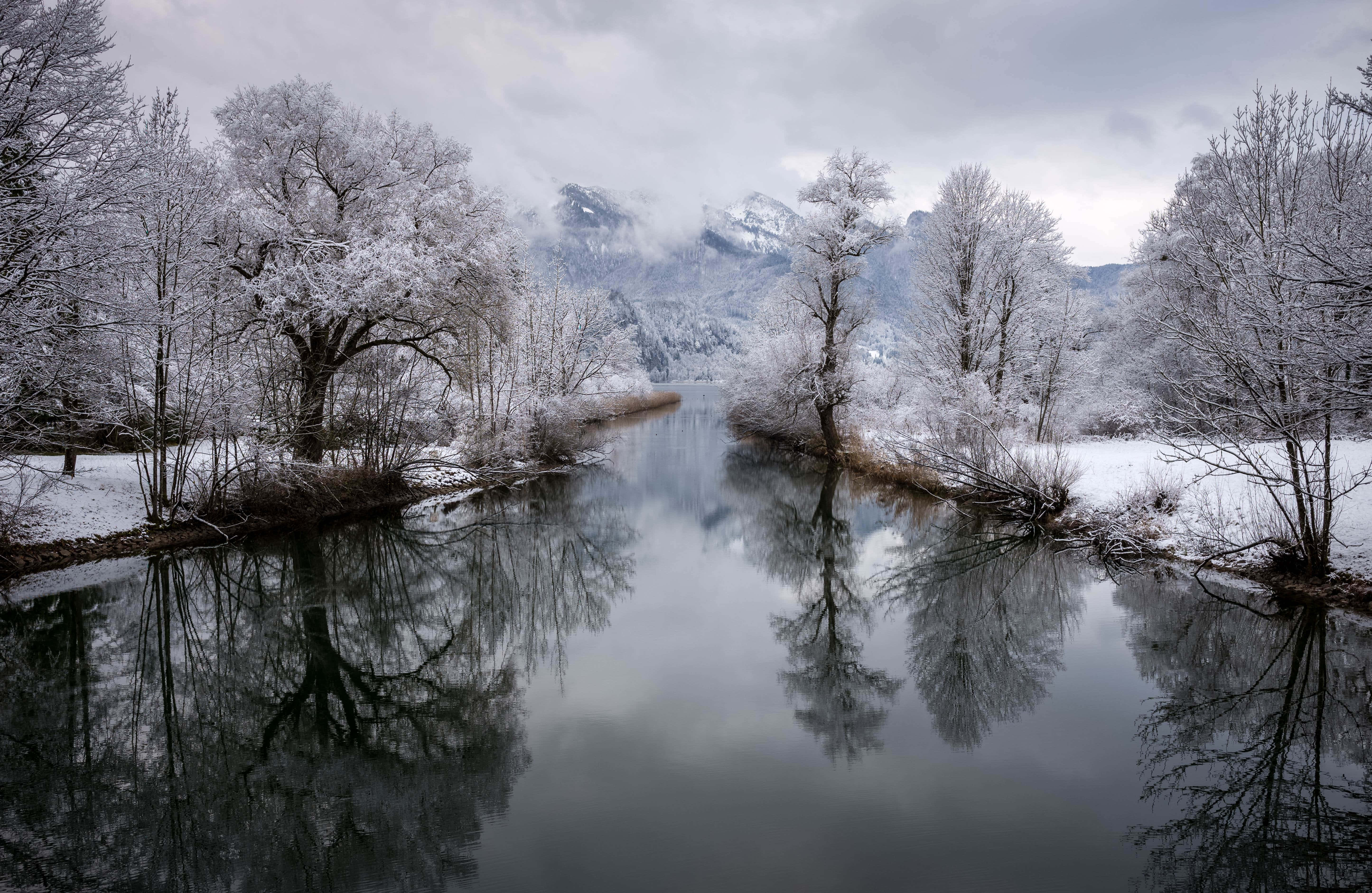 Majestic 4k River Landscape Wallpaper