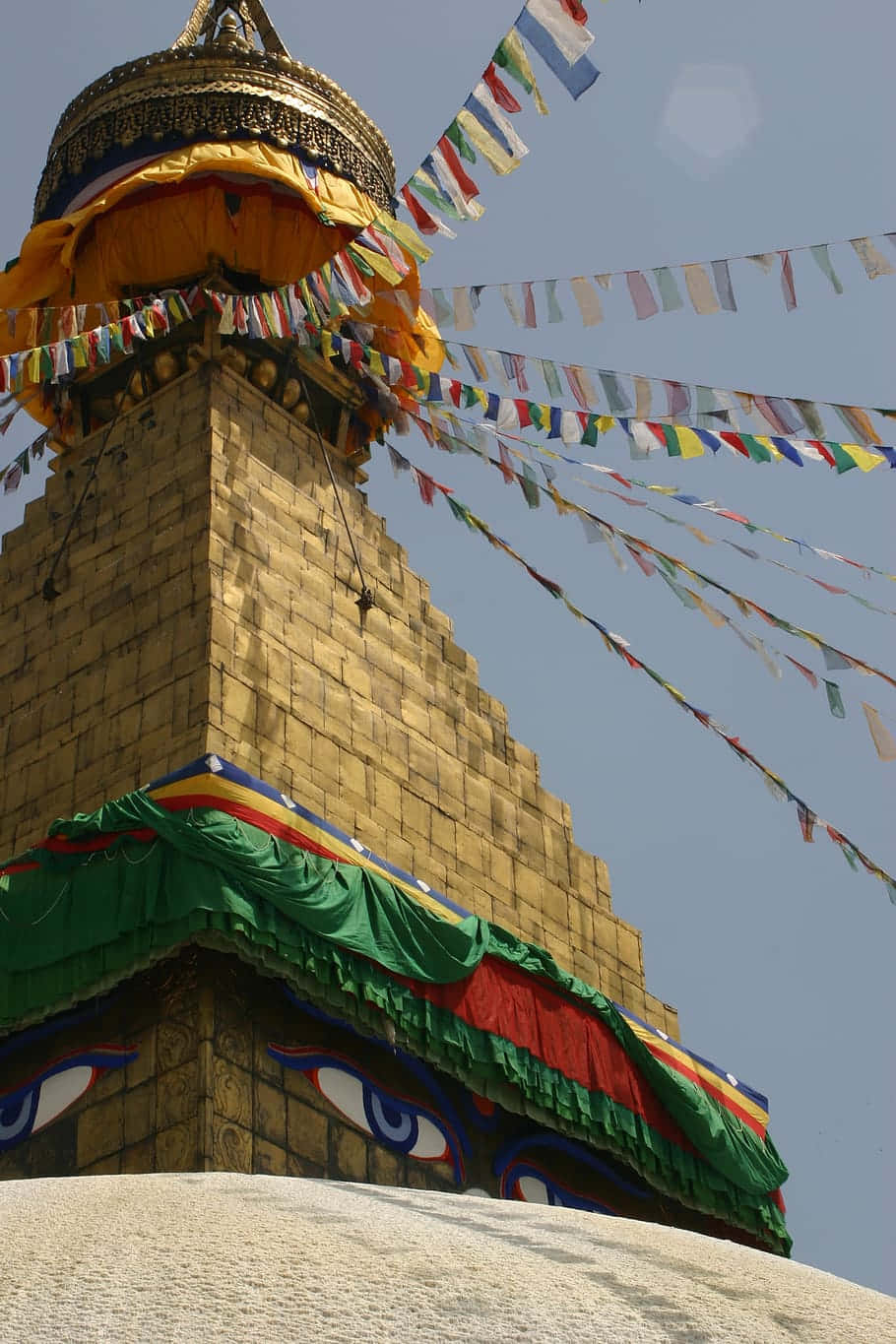 Majestic Boudhanath Stupa In Kathmandu, Nepal Wallpaper