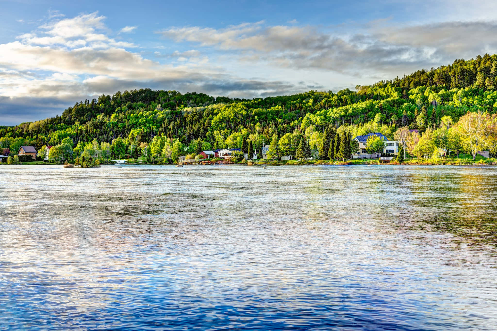 Majestic Dawn In Saguenay Fjord National Park Wallpaper