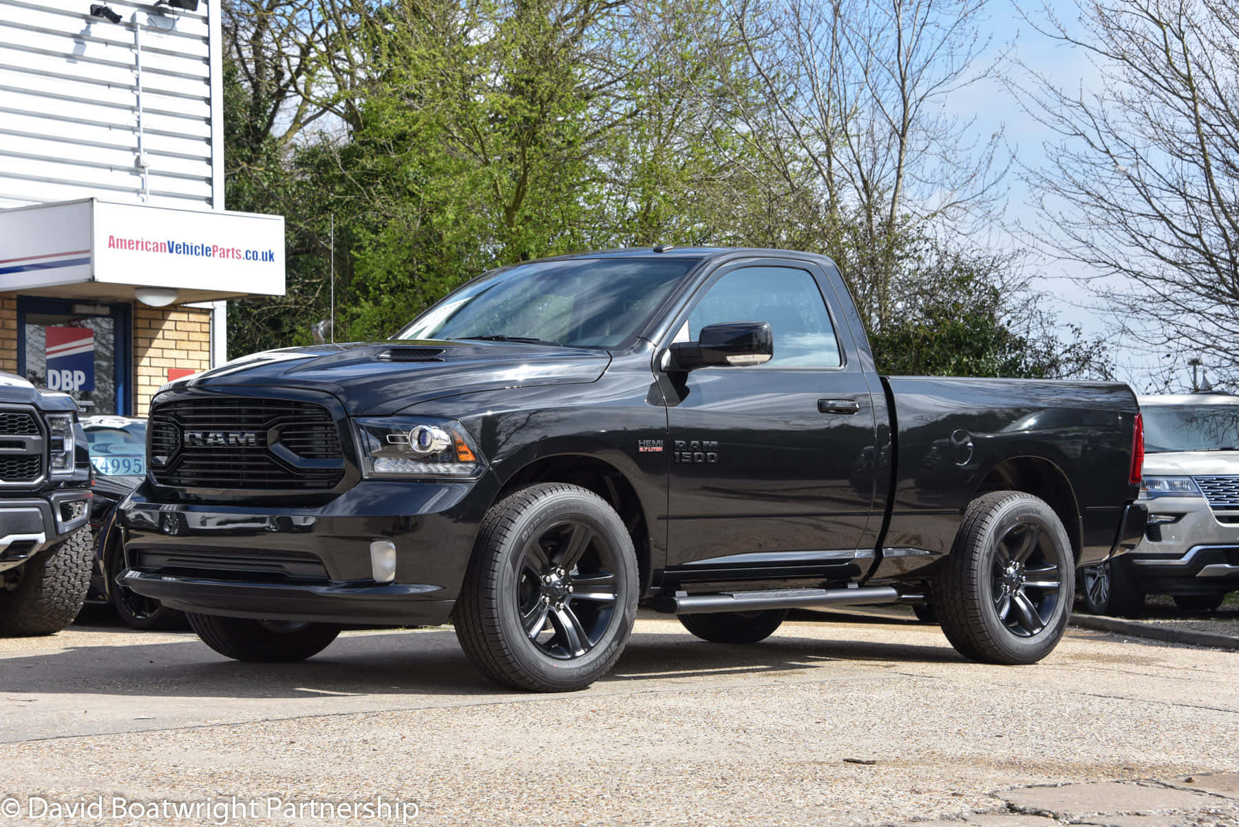 Majestic Dodge Ram Tearing Through The Wilderness Wallpaper