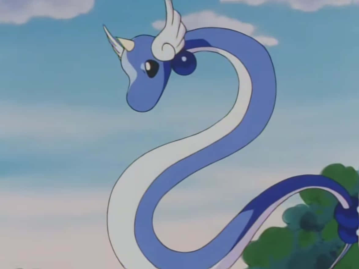 Majestic Dragonair Basking In The Azure Sky Wallpaper