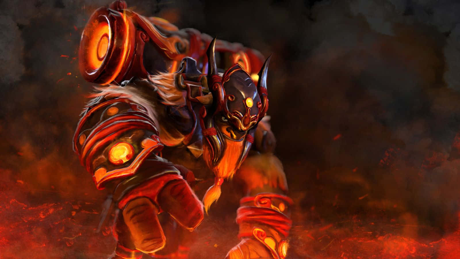 Majestic Earthshaker In Action On The Battlefield Wallpaper