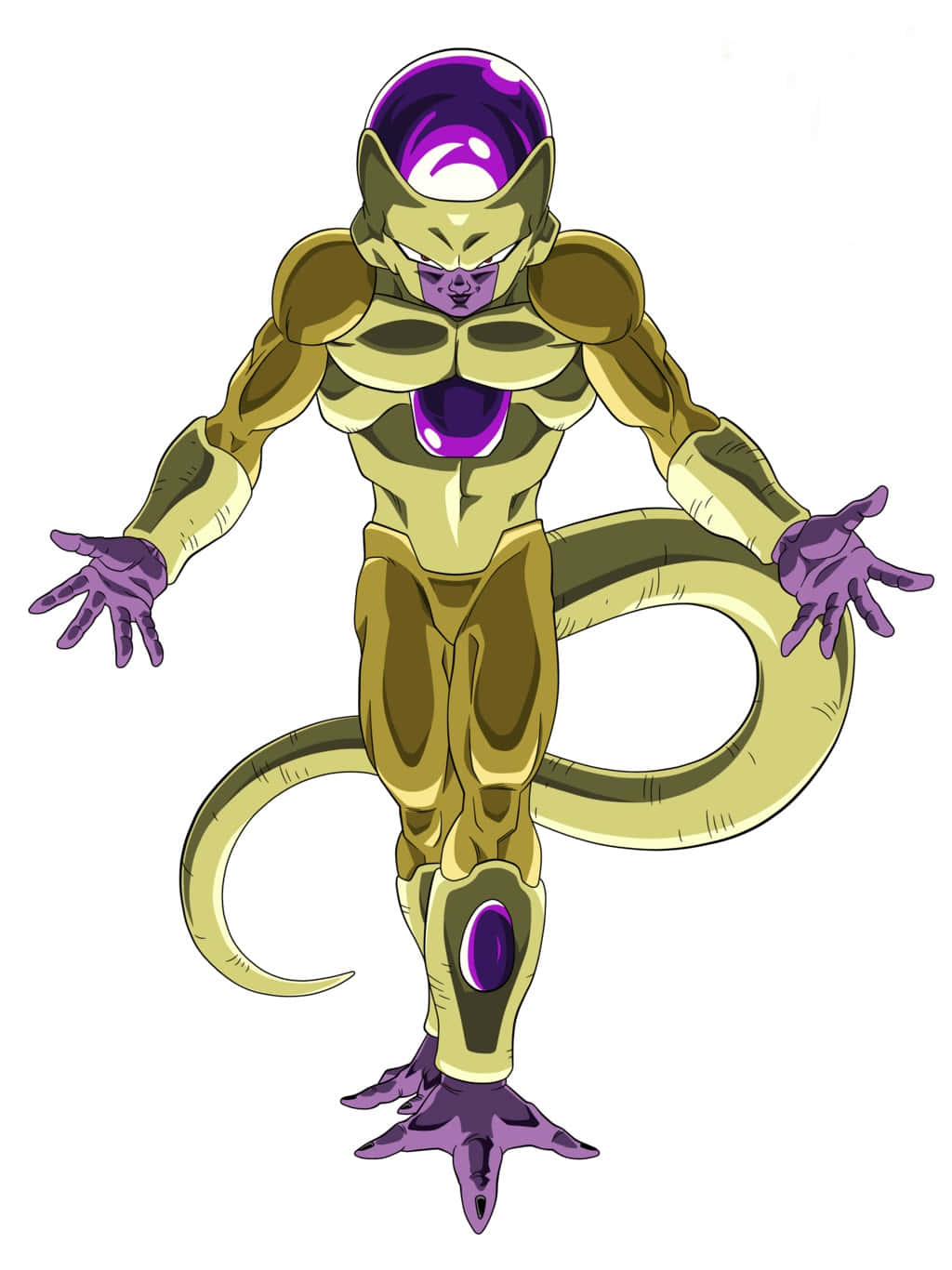 Majestic Golden Frieza From The Dragon Ball Z Series Wallpaper