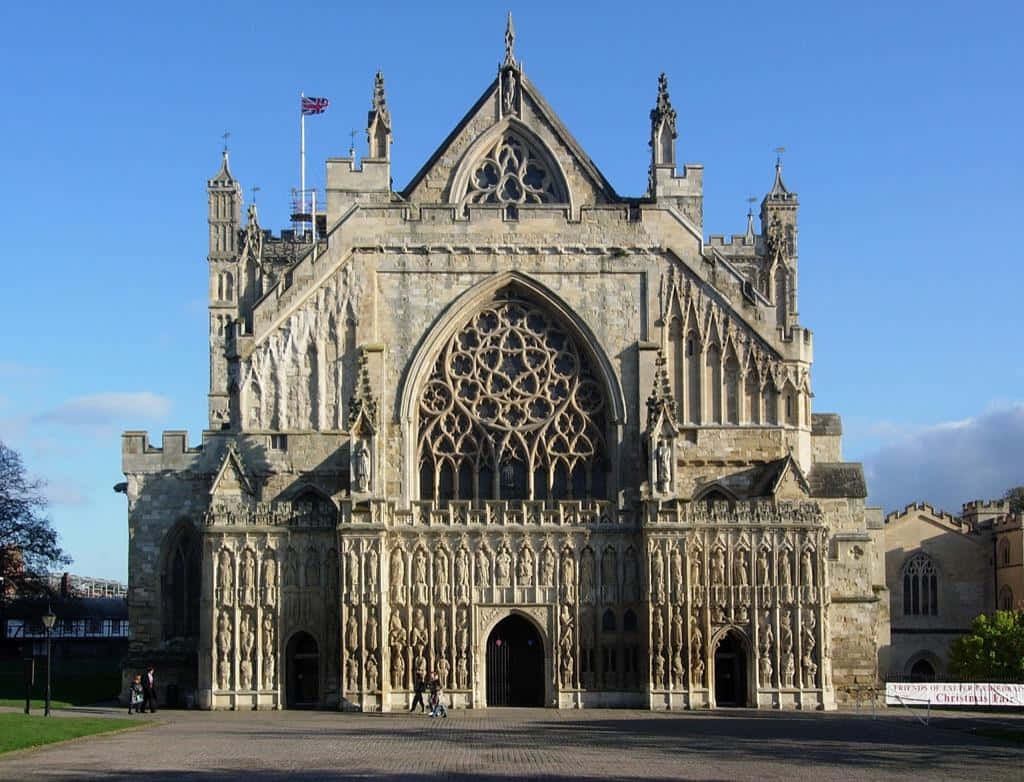 Majestic Gothic Cathedral Wallpaper