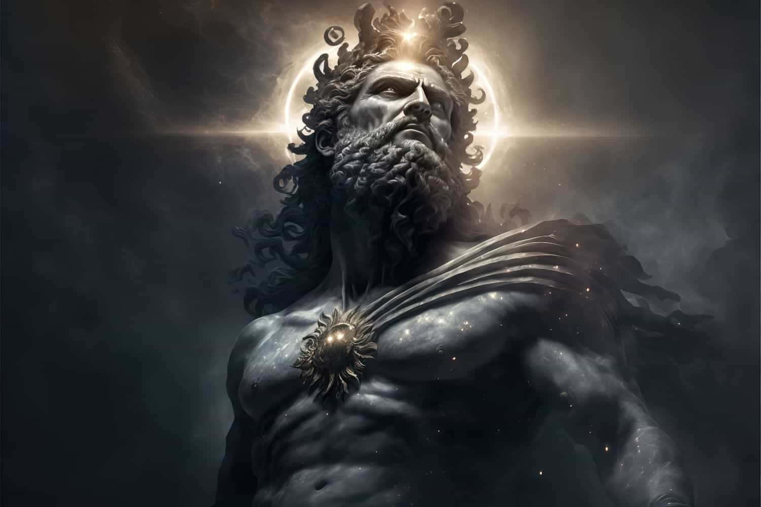 Majestic_ Greek_ God_ Eclipse_ Artwork Wallpaper