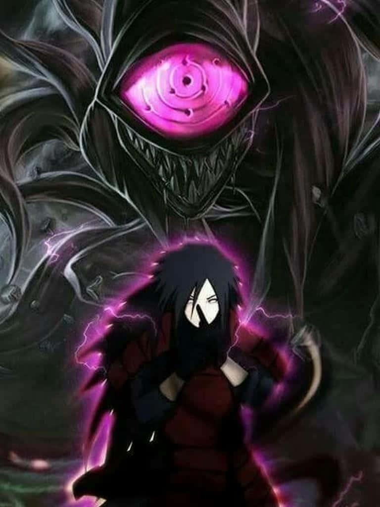 Majestic Madara Uchiha In Full Power - Unique Naruto Anime Art Wallpaper