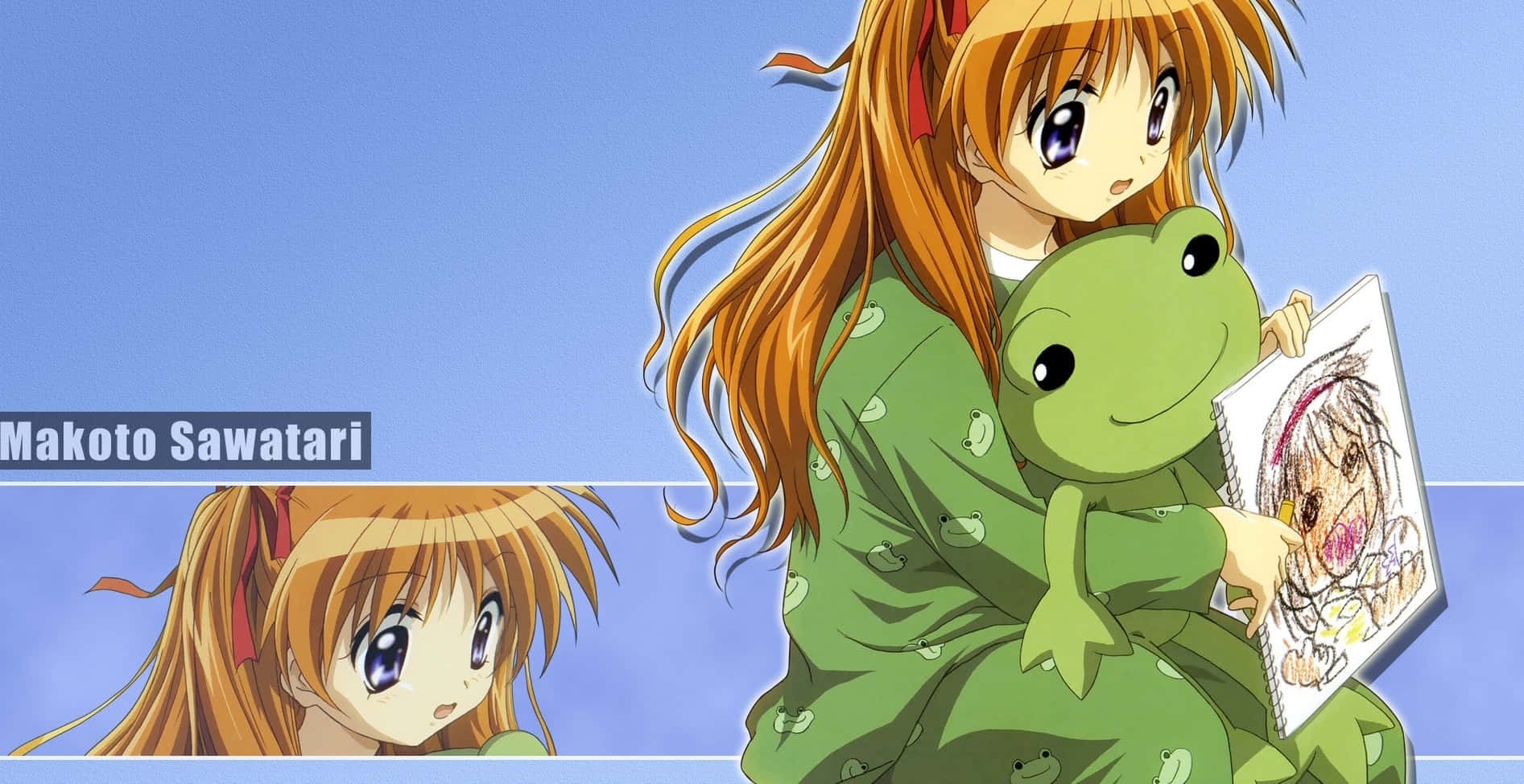 Majestic Makoto Sawatari From Kanon Anime Series Wallpaper