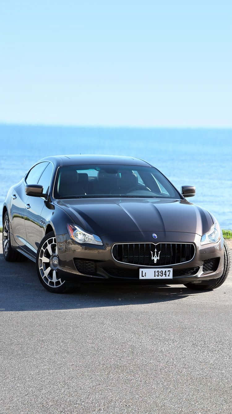 Majestic Maserati Quattroporte In Its Radiant Glory Wallpaper