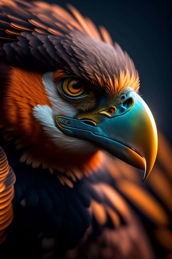 Majestic_ Philippine_ Eagle_ Portrait Wallpaper