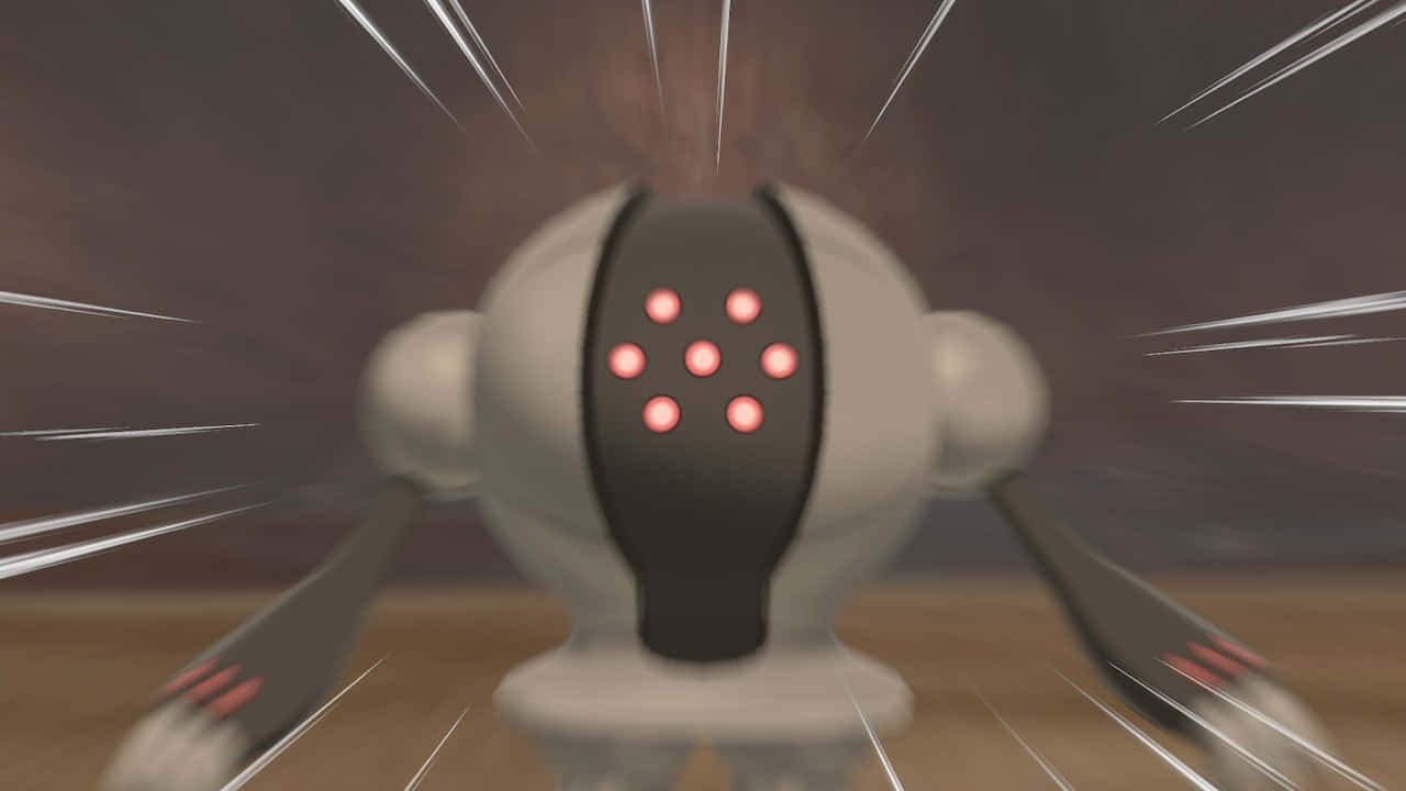 Majestic Registeel Emerging From Tunnel Wallpaper