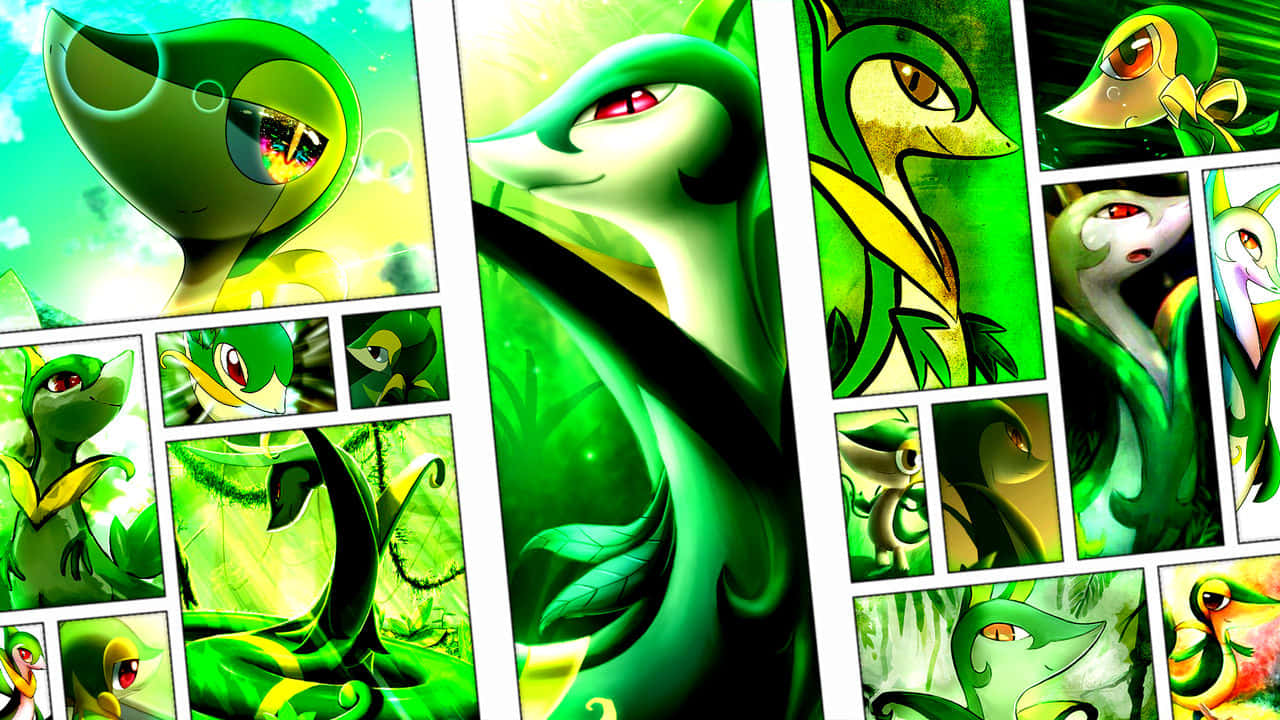 Majestic Serperior In Action Wallpaper