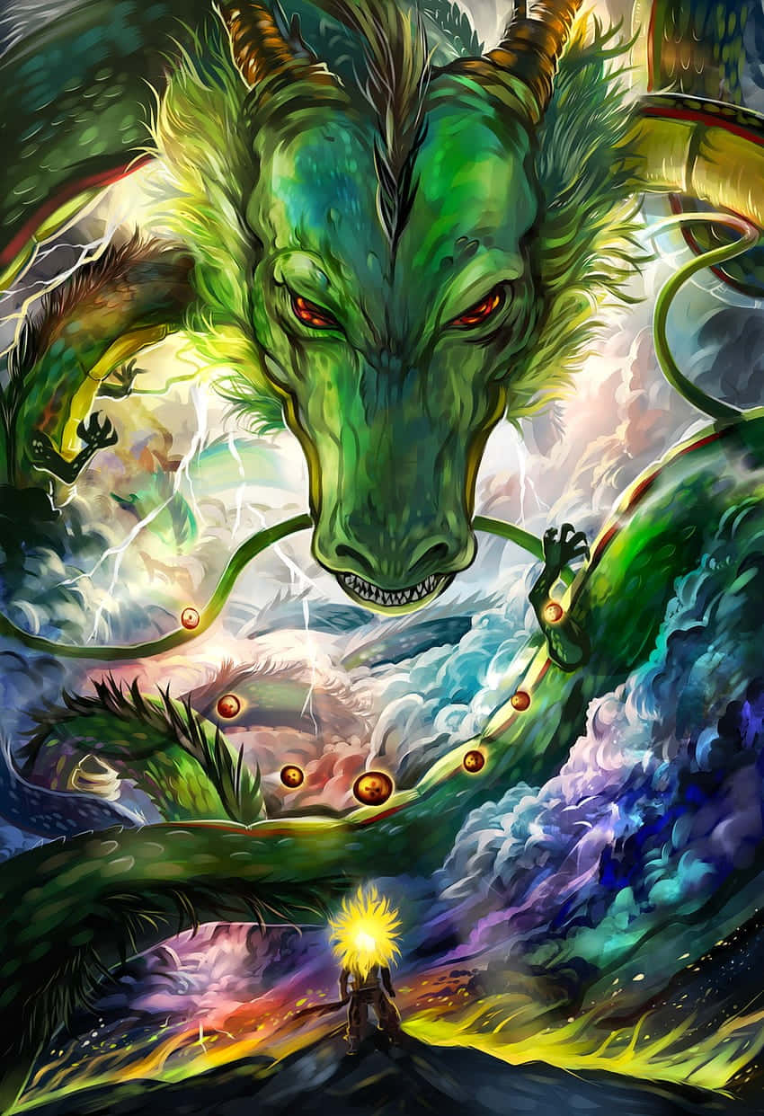 Majestic Shenron Awakening Wallpaper