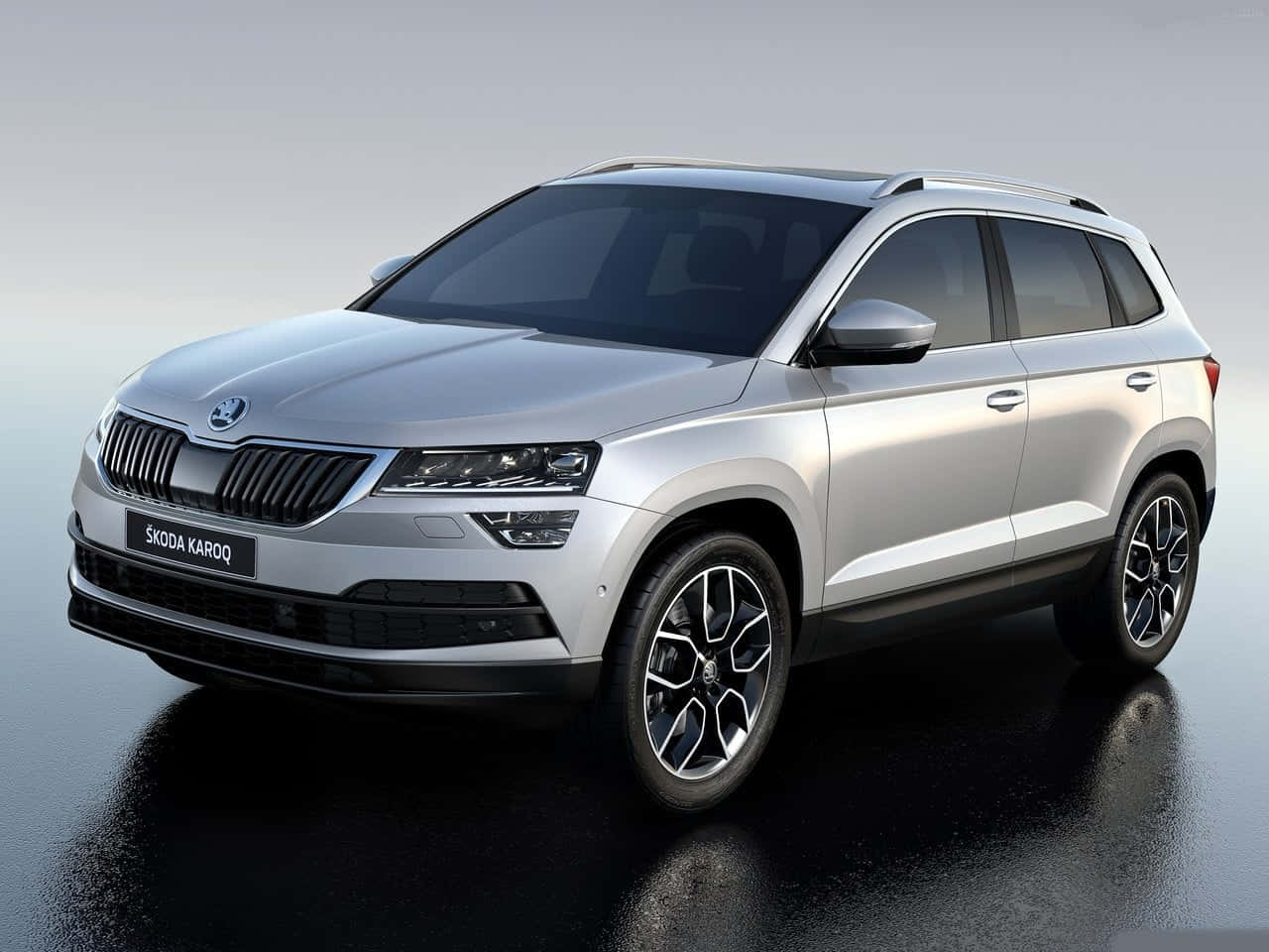 Majestic Skoda Karoq Enriching The Landscape Wallpaper