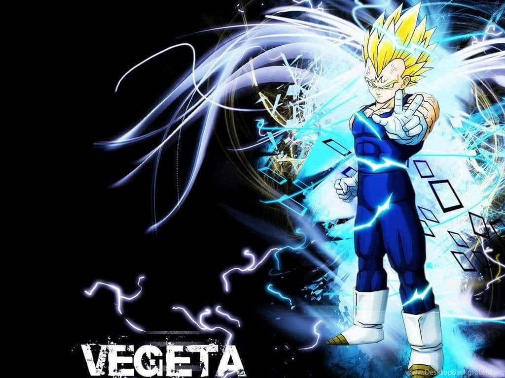 Majin Vegeta Unleashes His Power Wallpaper