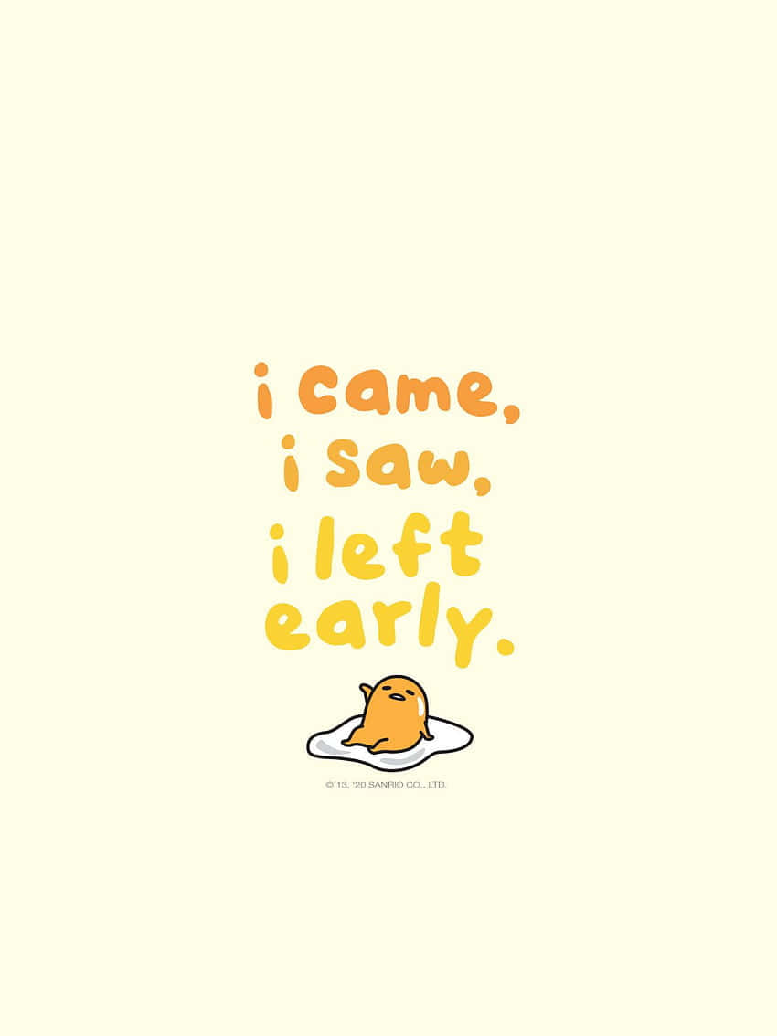 Make Fun Calls With Gudetama! Wallpaper