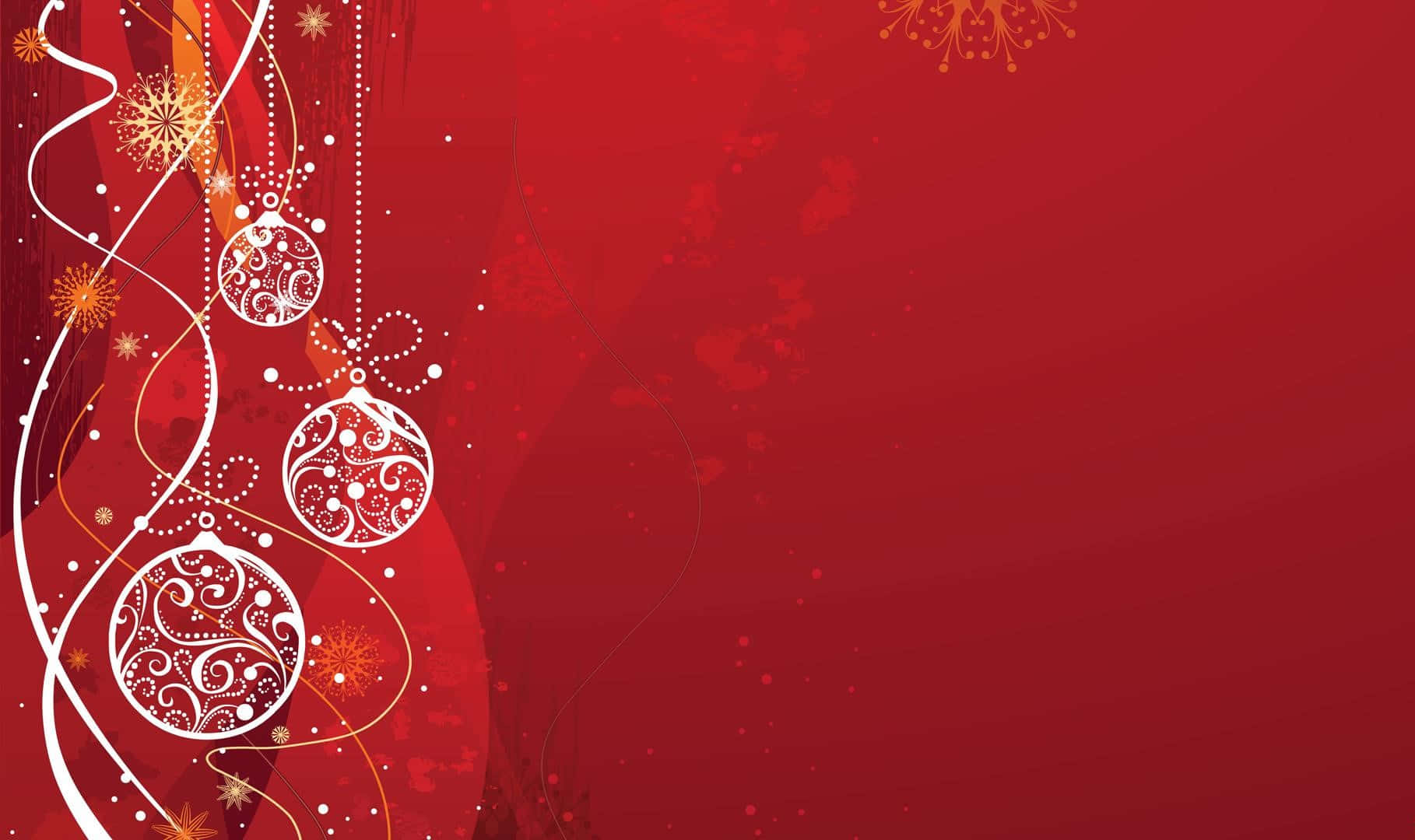 Make This Red Aesthetic Christmas Unforgettably Magical! Wallpaper