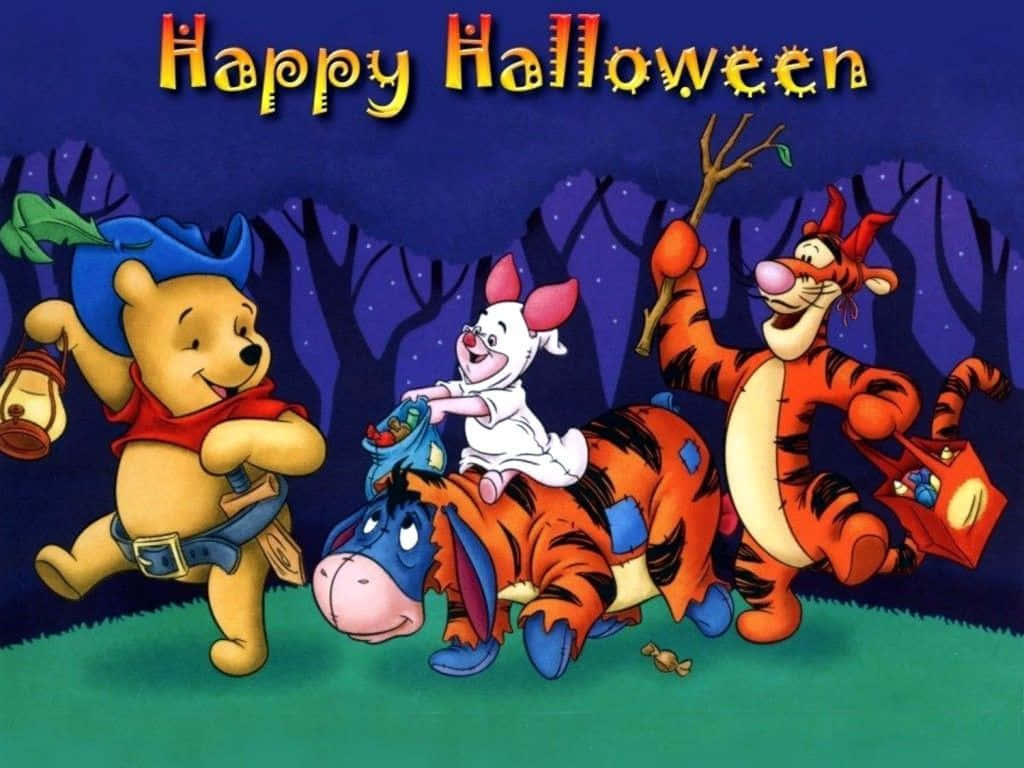 Make Winnie The Pooh Your Trick-or-treating Buddy This Halloween! Wallpaper