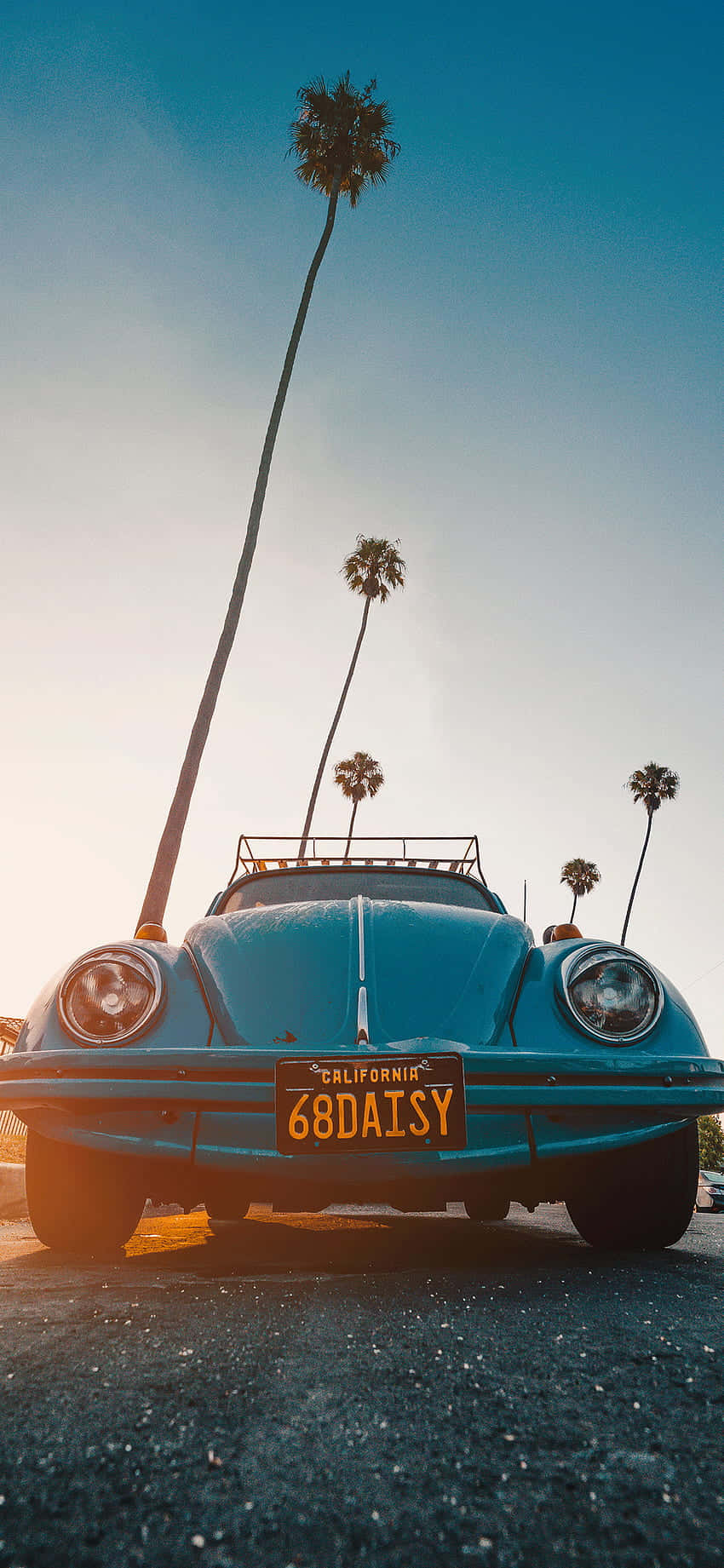 Make Your Own Path With A Vintage Car Iphone Wallpaper