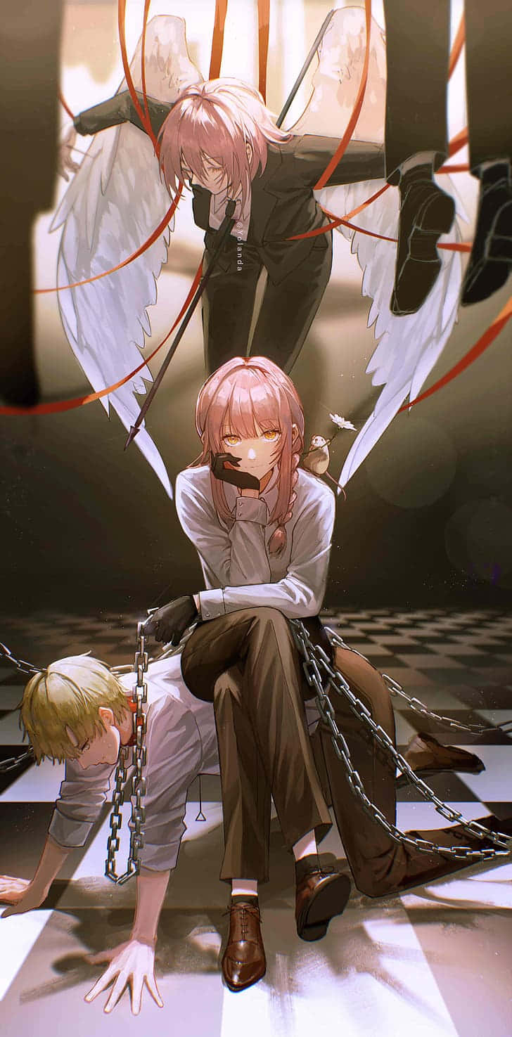 Makima Torturing Chainsaw Man Pfp Wallpaper