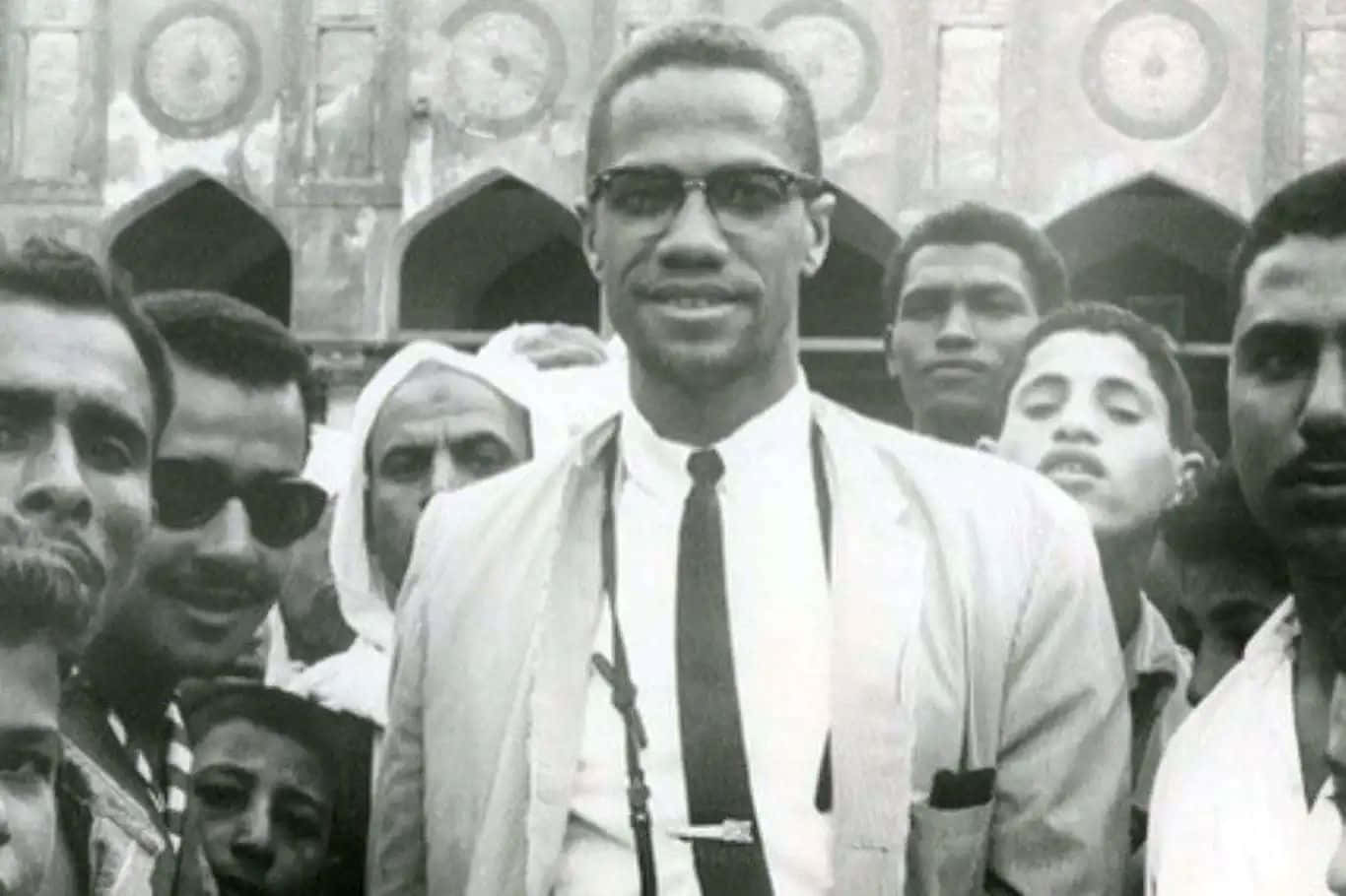 Malcolm_ X_ Among_ Crowd Wallpaper