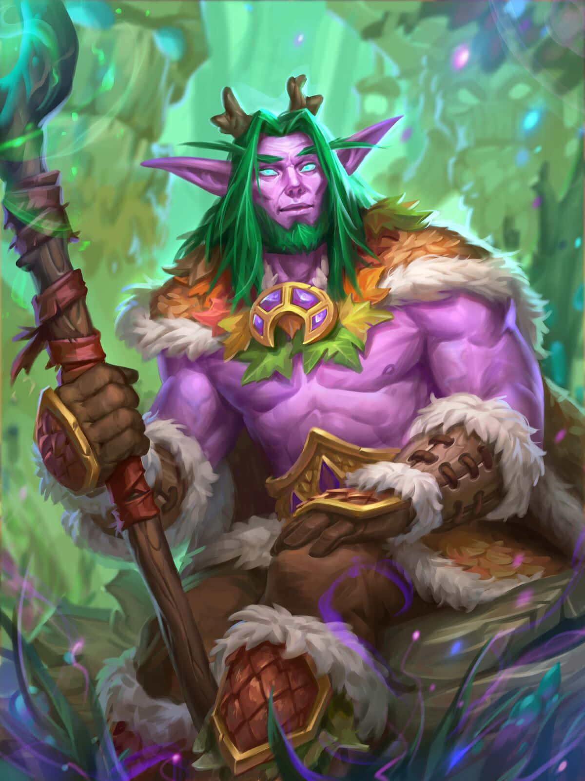 Malfurion Stormrage Druid Leader Wallpaper