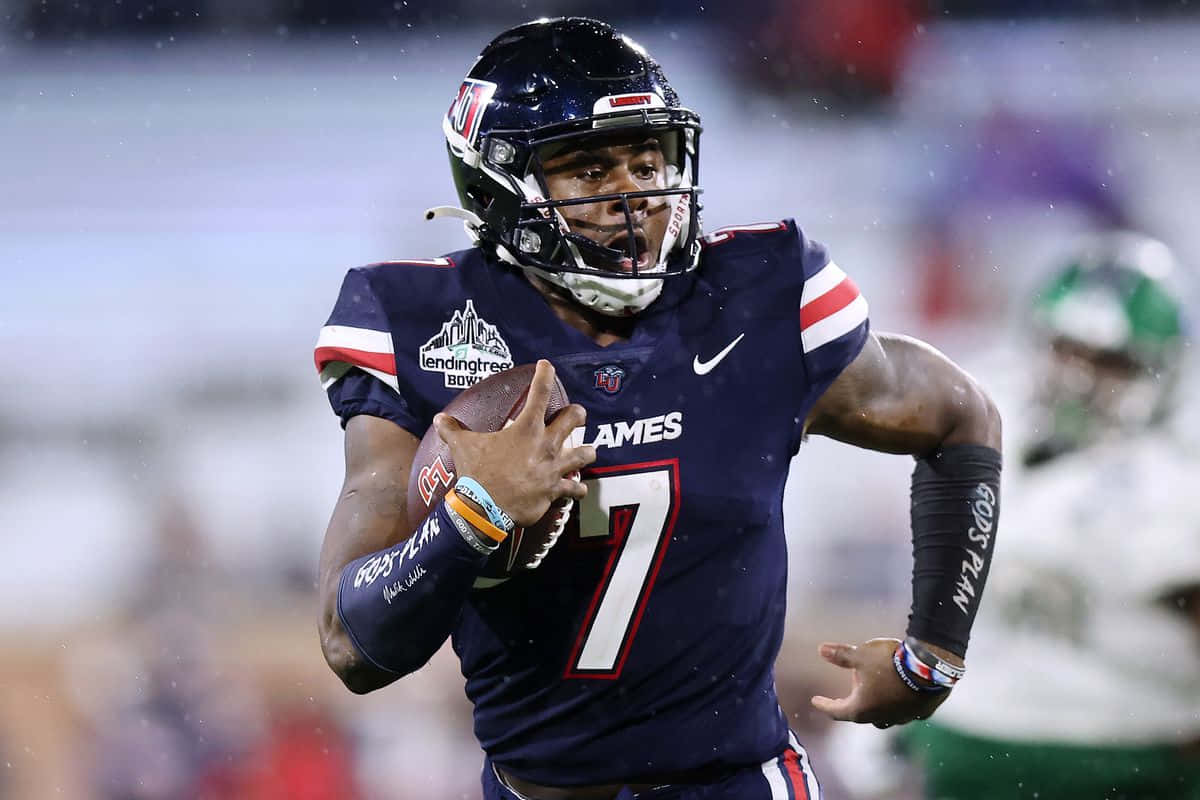 Malik Willis Liberty Flames Quarterback Wallpaper