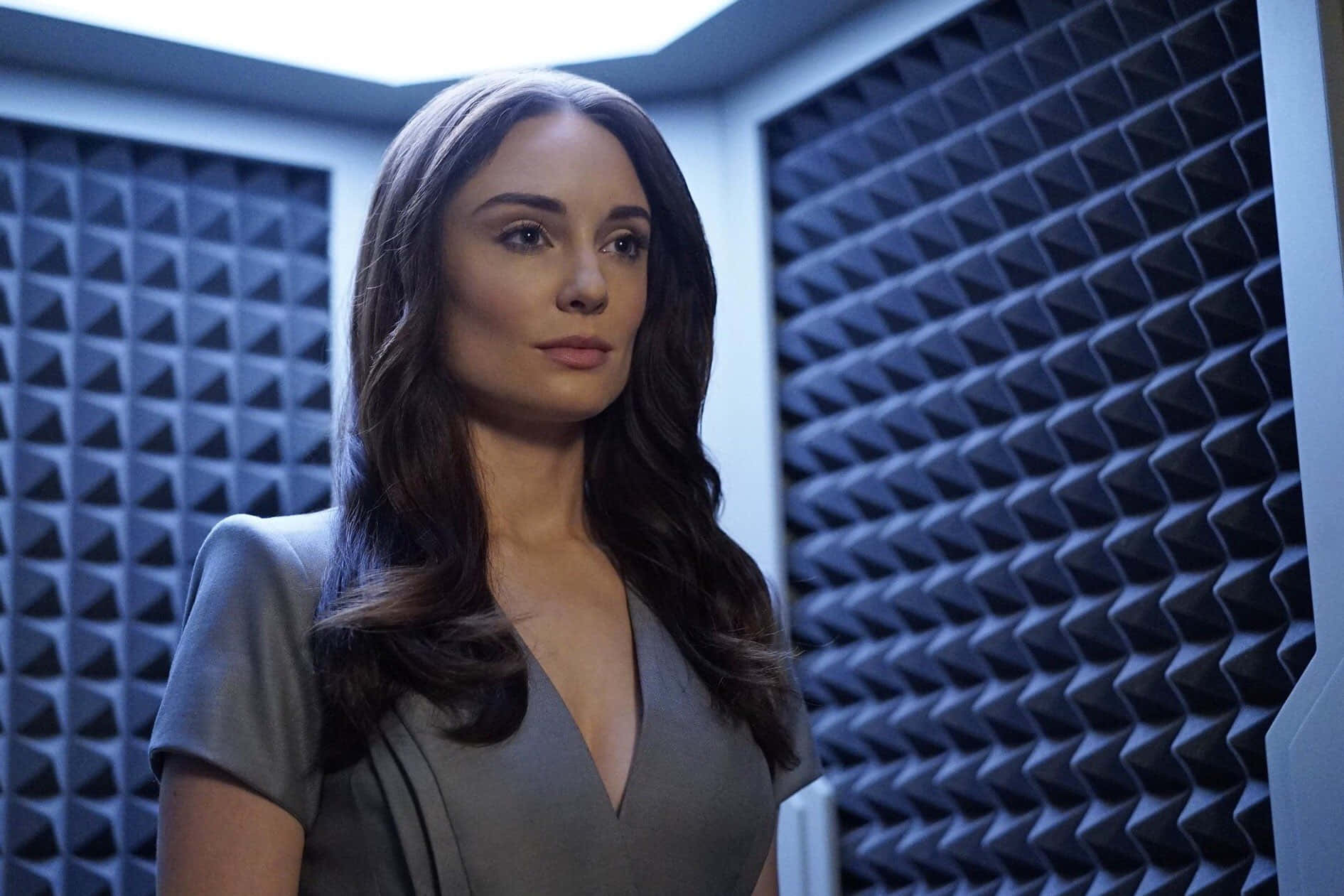 Mallory Jansen Sci Fi Setting Wallpaper