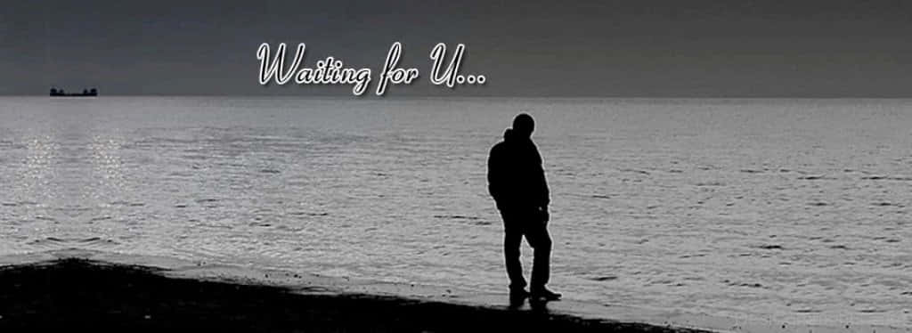 Man Waiting For Someone Wallpaper