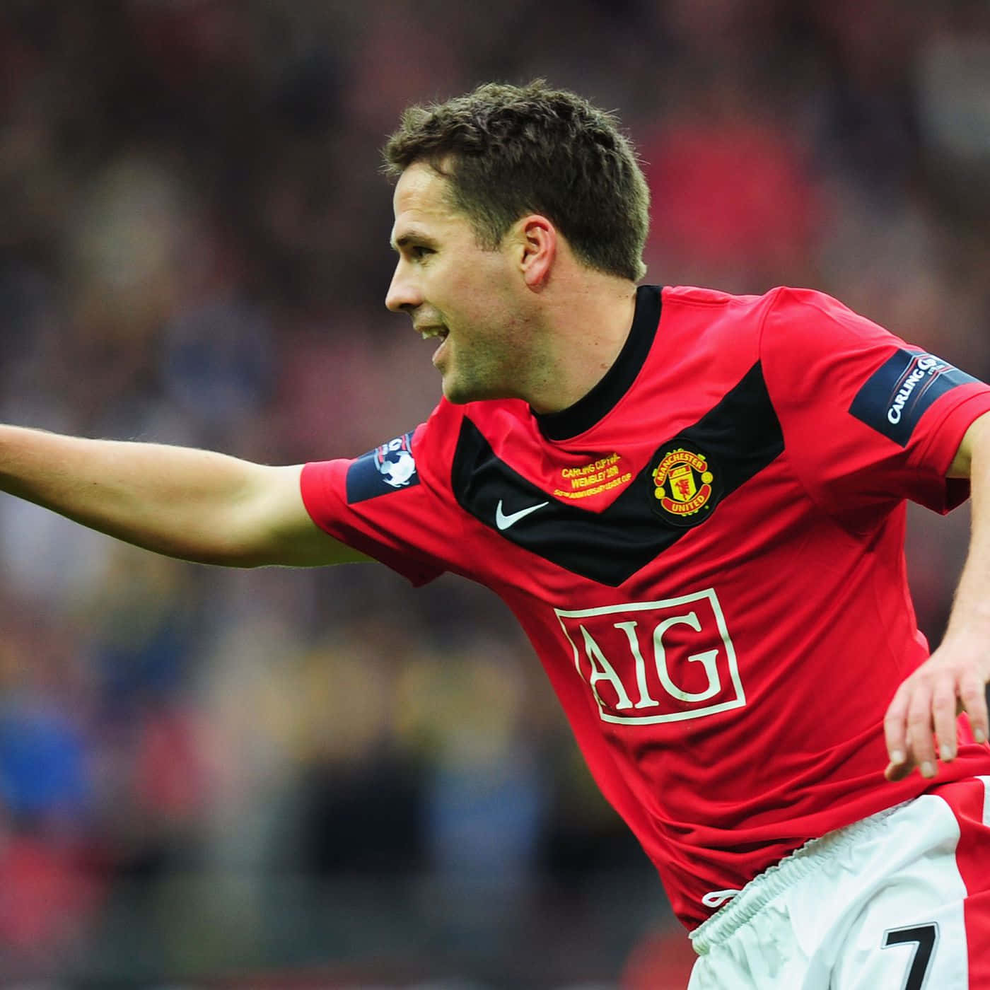 Manchester United Footballer Michael Owen Wallpaper