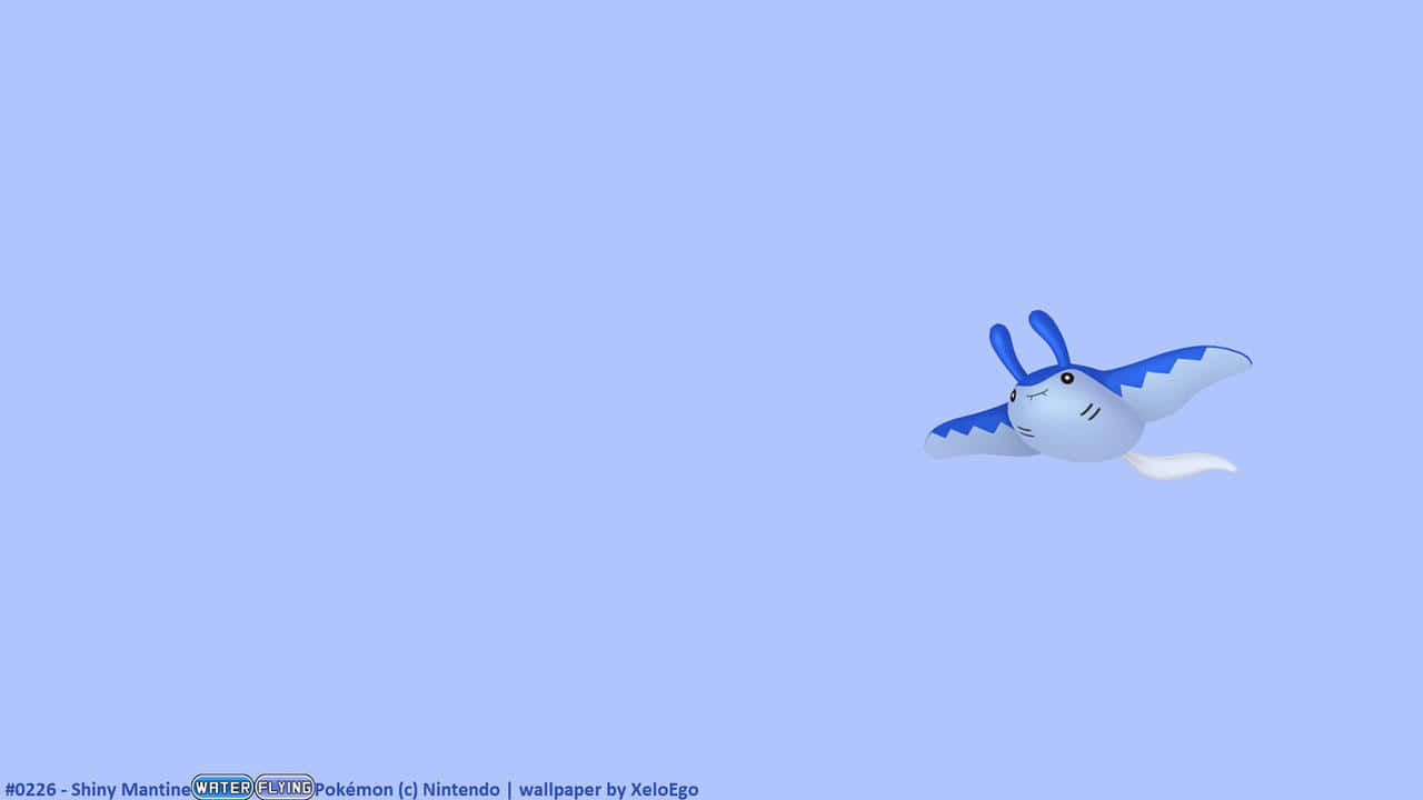 Mantine Light Blue Art Wallpaper