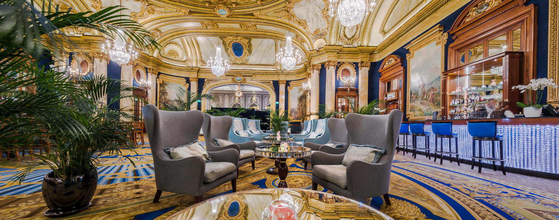 Marble And Gold Casino De Monte Carlo Wallpaper