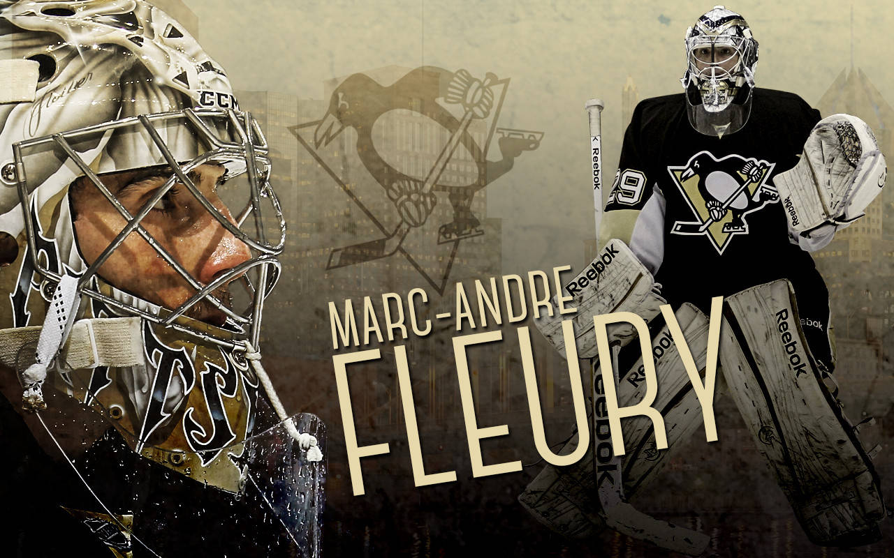 Marc-andre Fleury - Vegas Golden Knights Poster Wallpaper