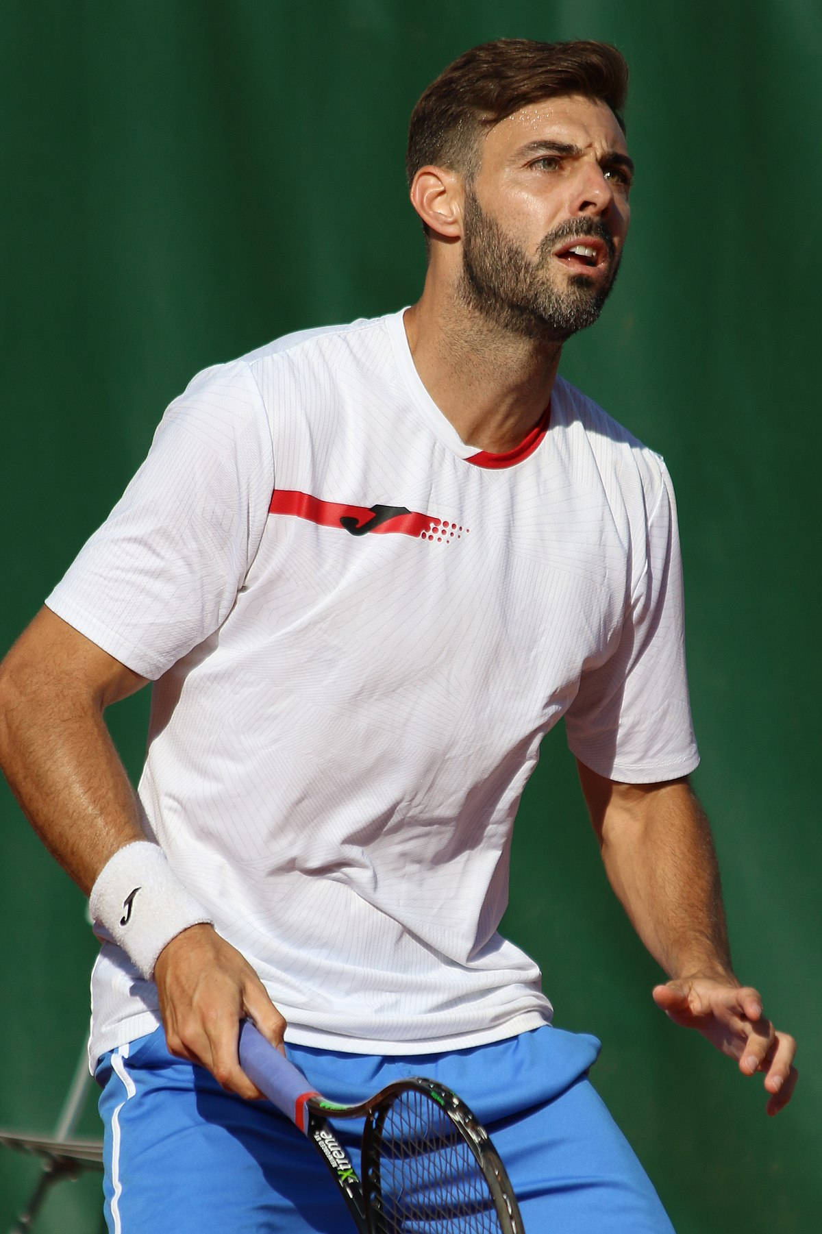 Marcel Granollers In White Shirt Wallpaper