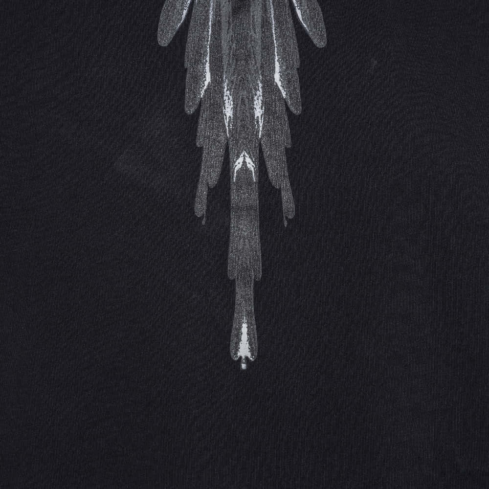 Marcelo Burlon Gray Wing Feather Wallpaper