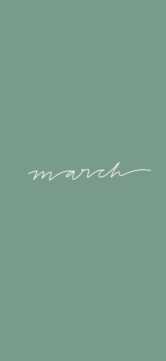 March Minimalist Aesthetic Wallpaper Wallpaper