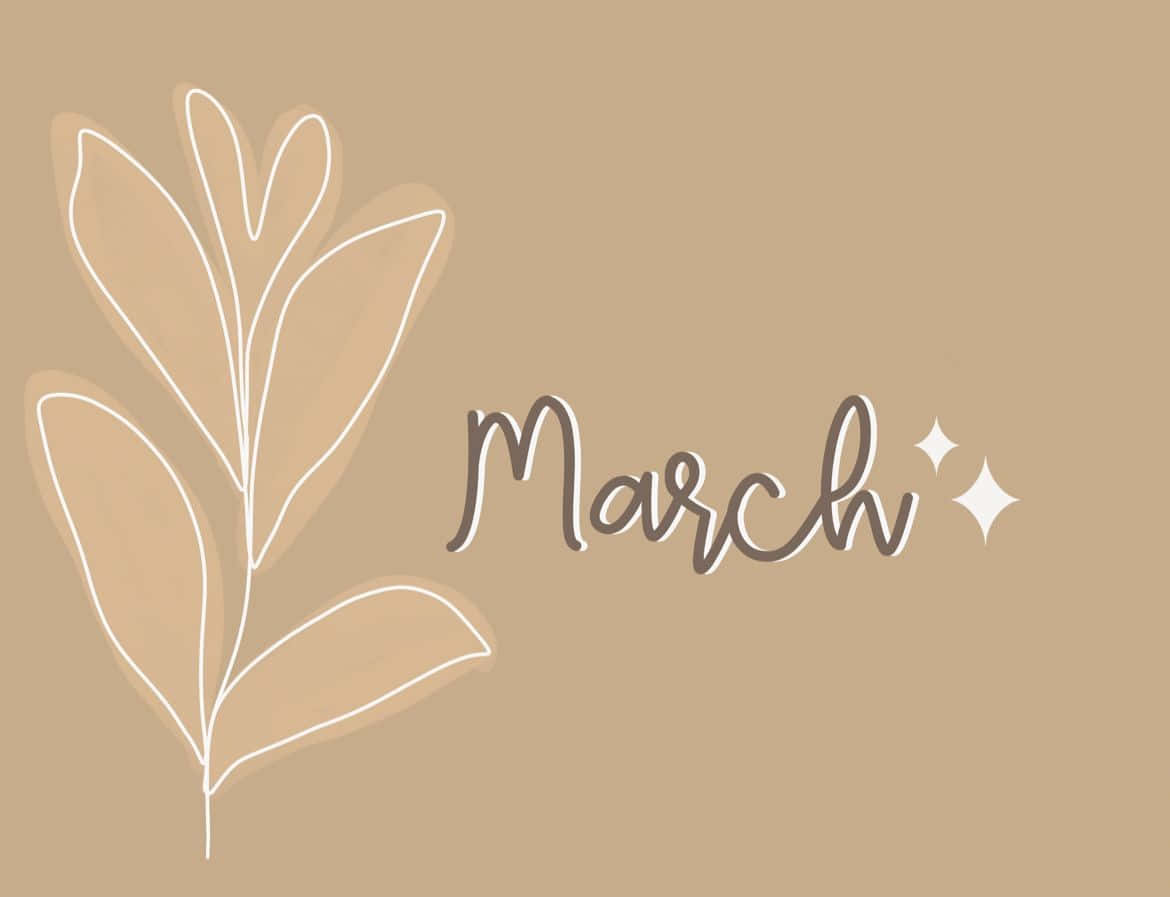 March Springtime Aesthetic Wallpaper