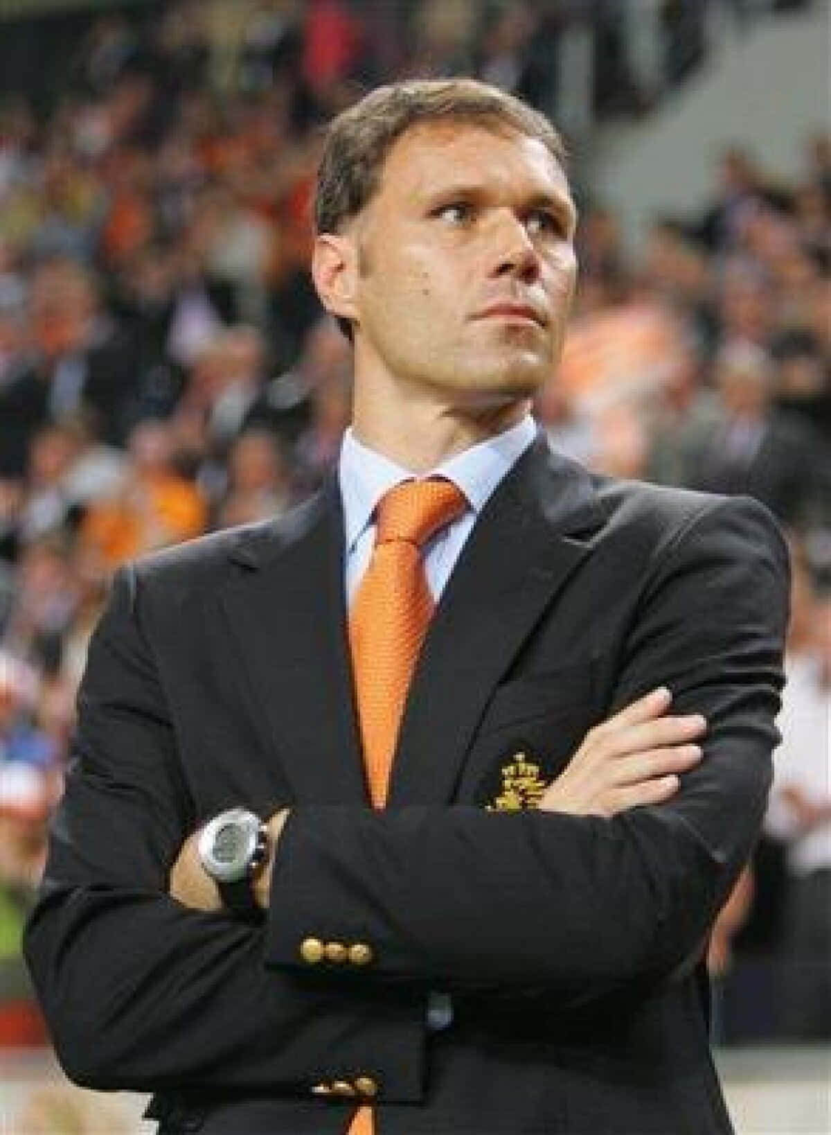 Marco Van Basten Crossing Arms Wallpaper