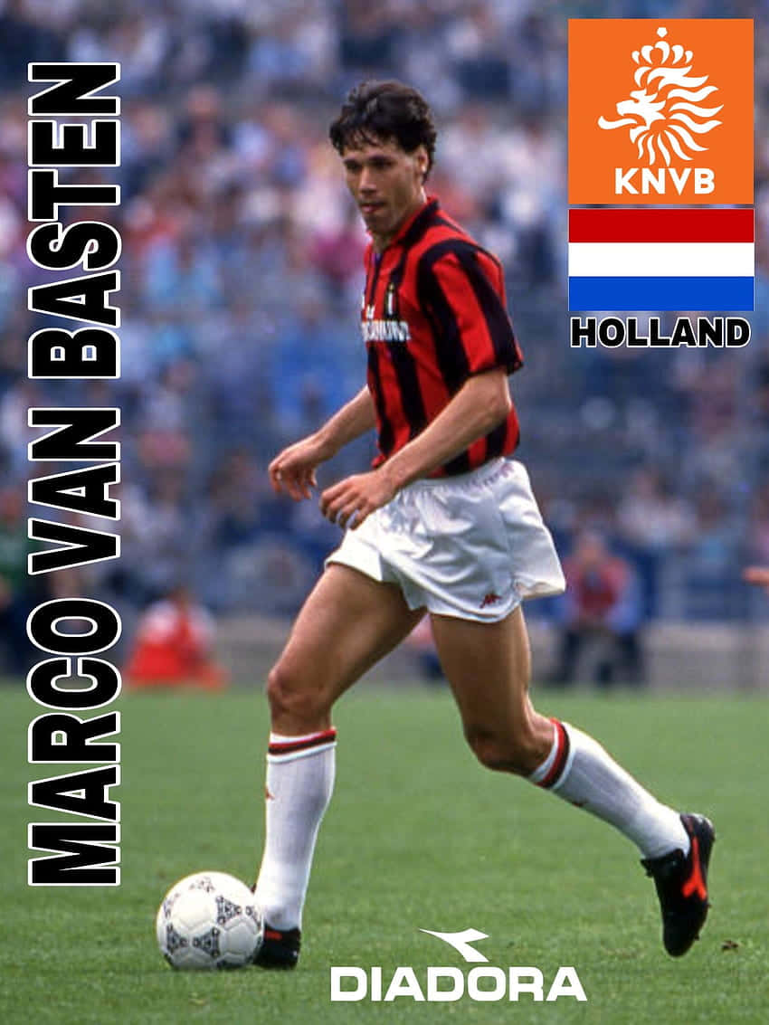 Marco Van Basten Royal Dutch Football Wallpaper