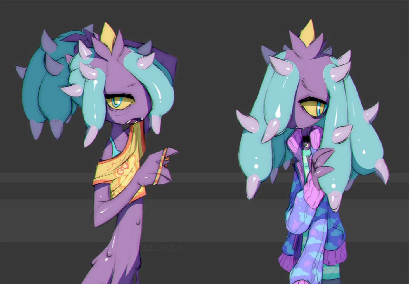 Mareanie In Different Outfits Wallpaper