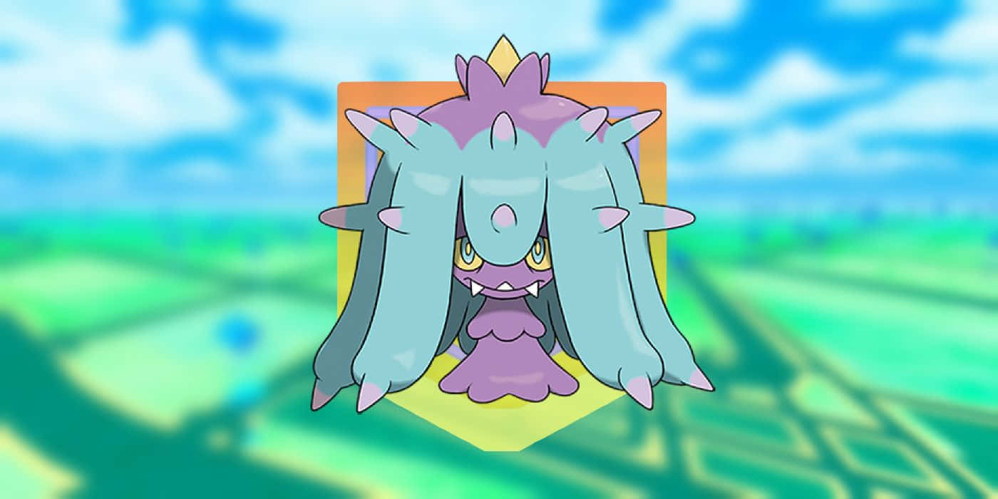 Mareanie With Pokemon Go Background Wallpaper