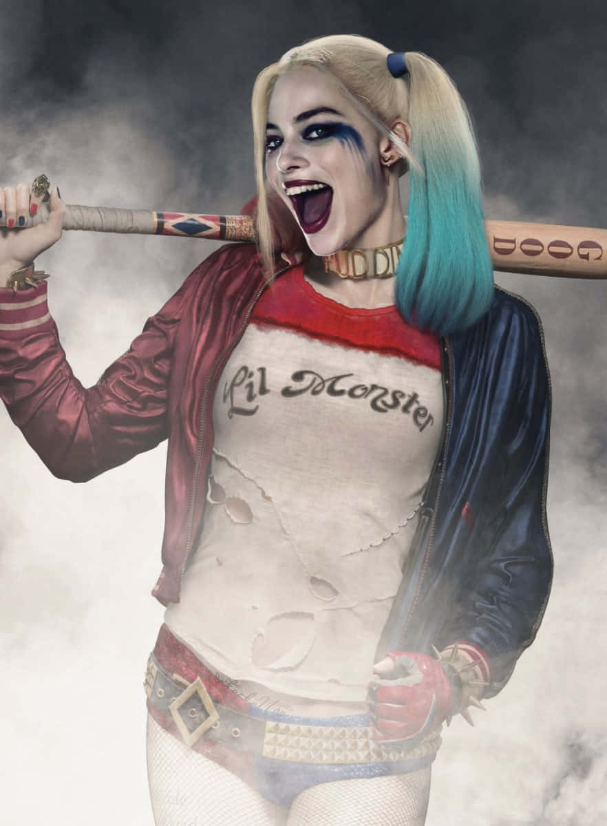 Margot Robbie As Harley Quinn From Suicide Squad Wallpaper