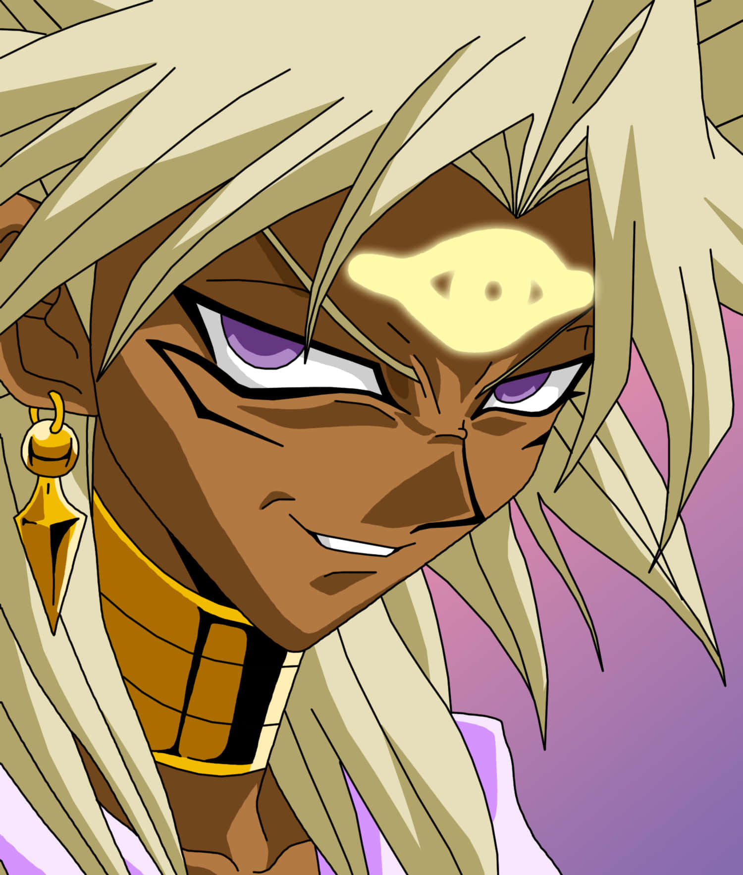 Marik Ishtar, The Ultimate Antagonist Of Yu-gi-oh! Wallpaper