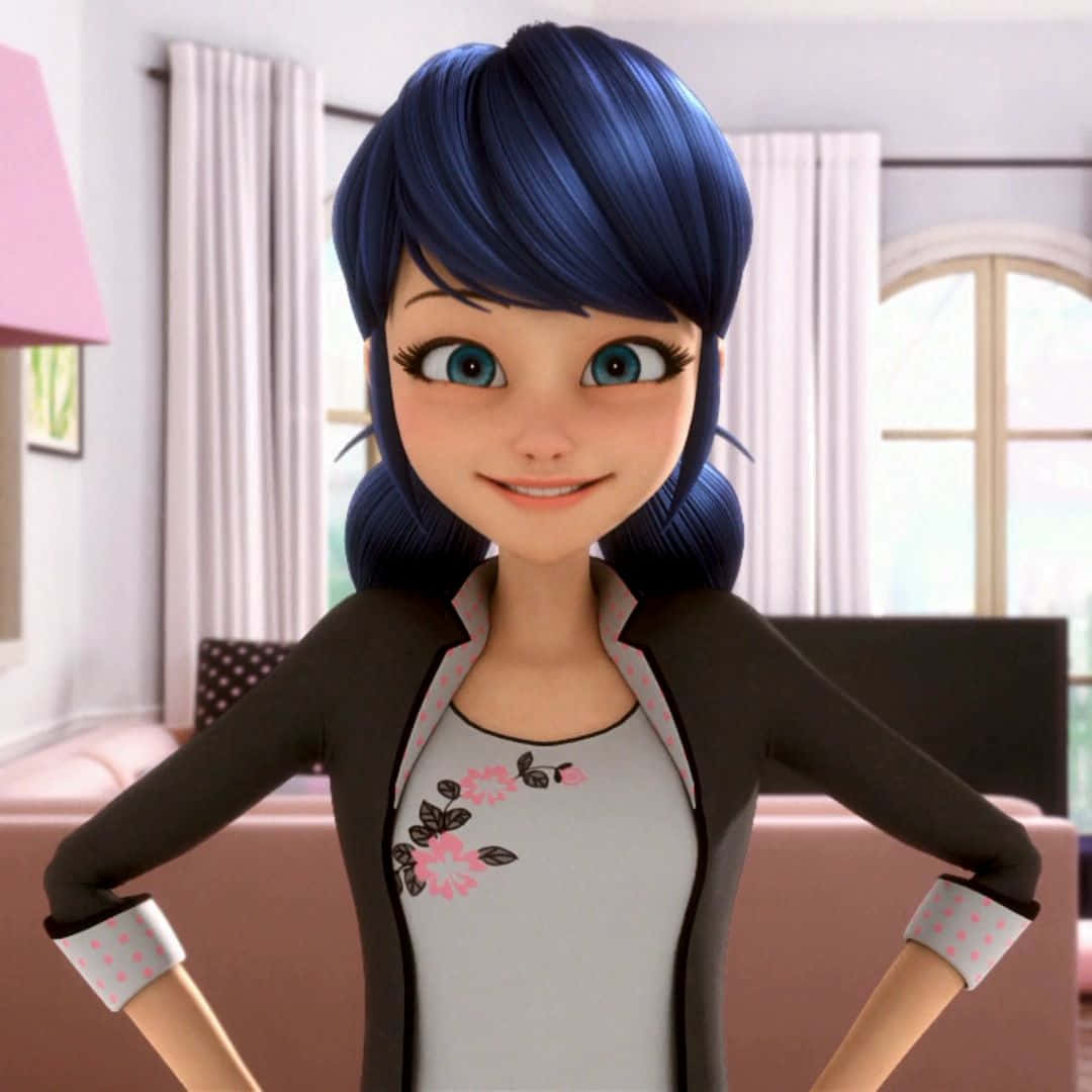 Marinette Dupain Cheng Smiling Wallpaper