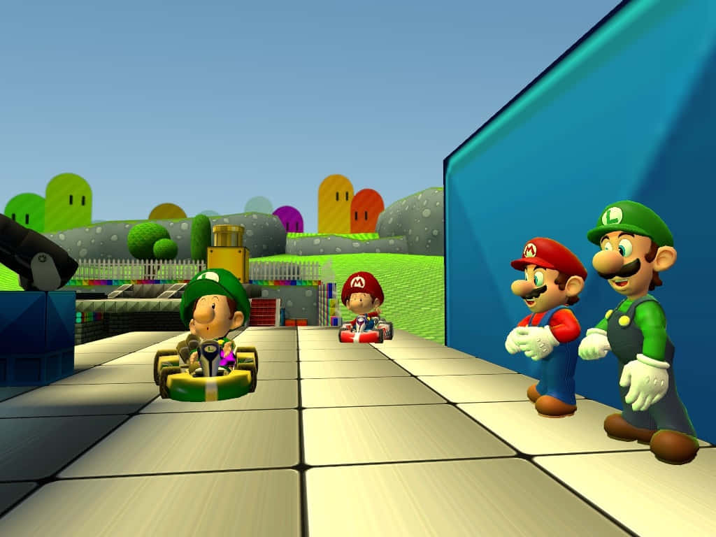 Mario_ Kart_ Characters_ Racing Wallpaper