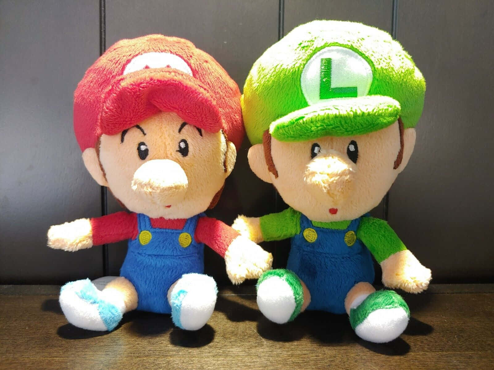 Marioand Luigi Plush Dolls Wallpaper