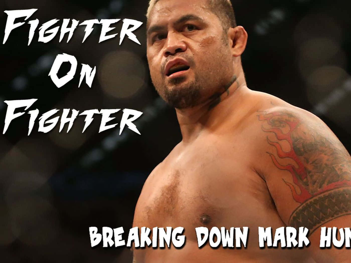 Mark Hunt Fighter On Fight Wallpaper