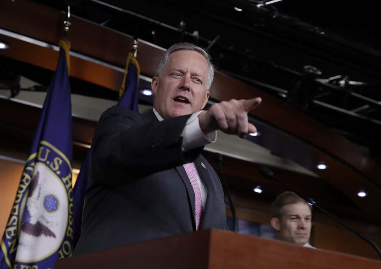 Mark Meadows Speakingat Podium Wallpaper