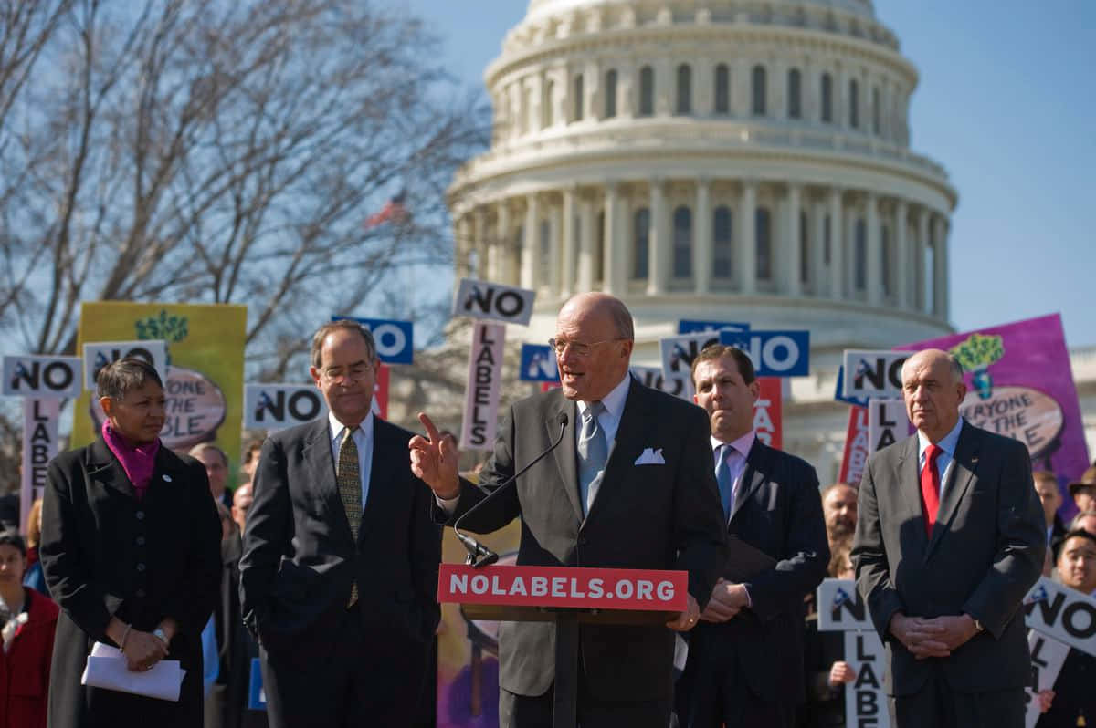 Mark Udall At Protest Wallpaper