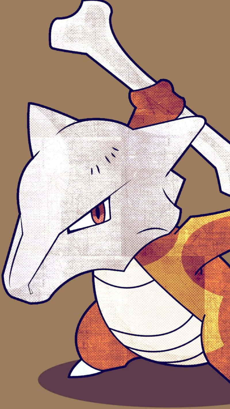 Marowak In Brown Background Wallpaper